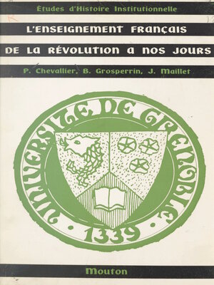 cover image of L'enseignement français de la Révolution à nos jours (1)